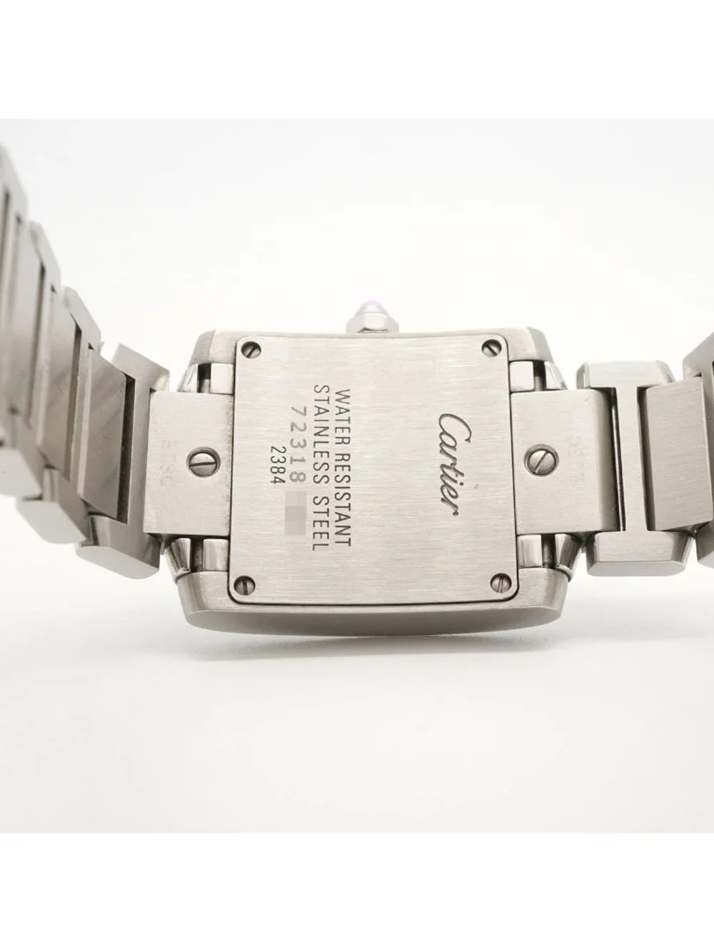 Cartier Tank Francaise SM Pink Dial Watch